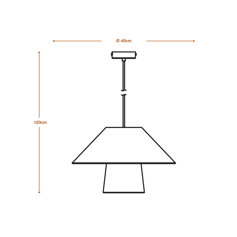 LEDVANCE DECOR Lampada a sospensione capanna di carta di bambù 400 E27 Marrone - Image 7