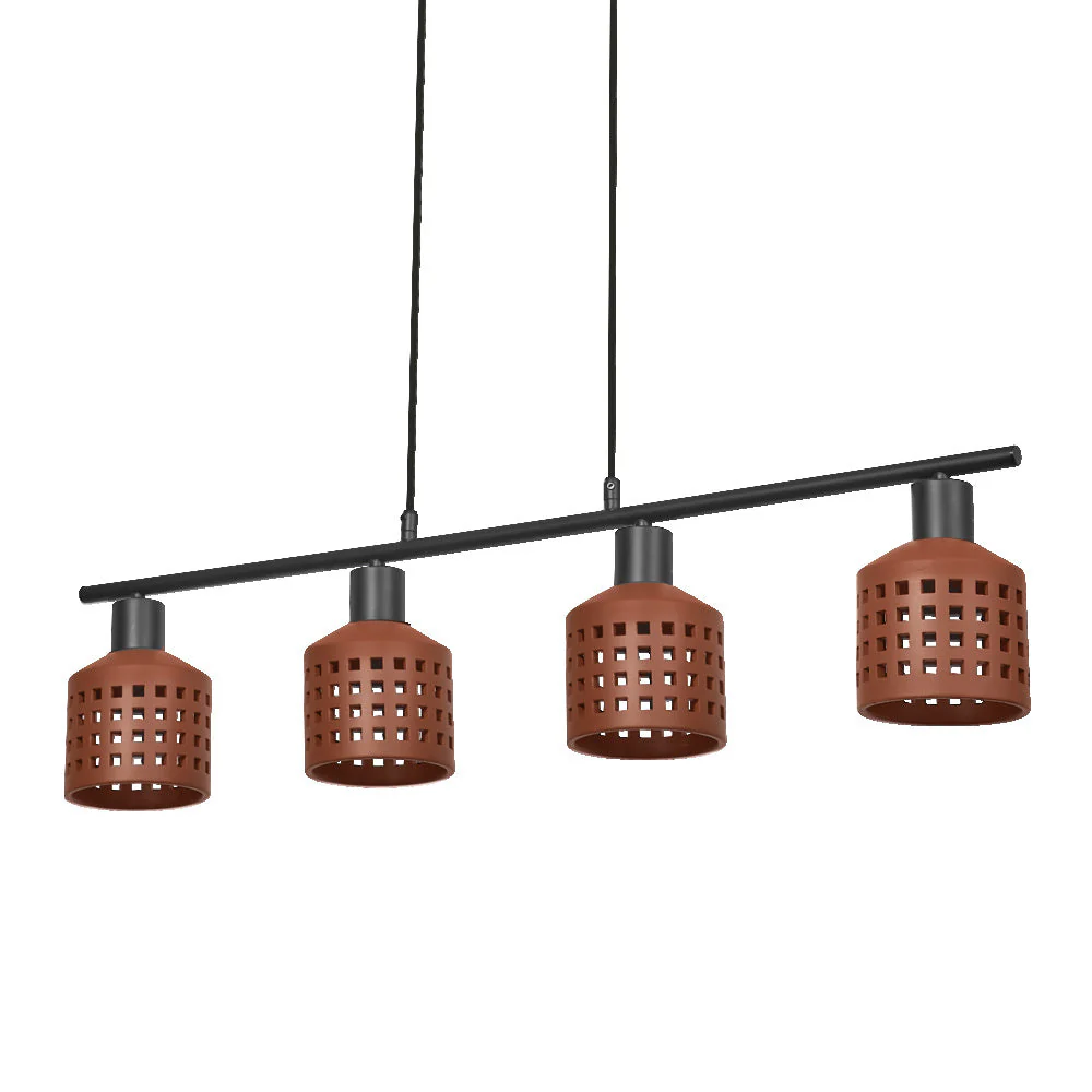 LEDVANCE DECOR Lampada a sospensione in argilla per finestre LN 4xE27 Marrone - Image 3