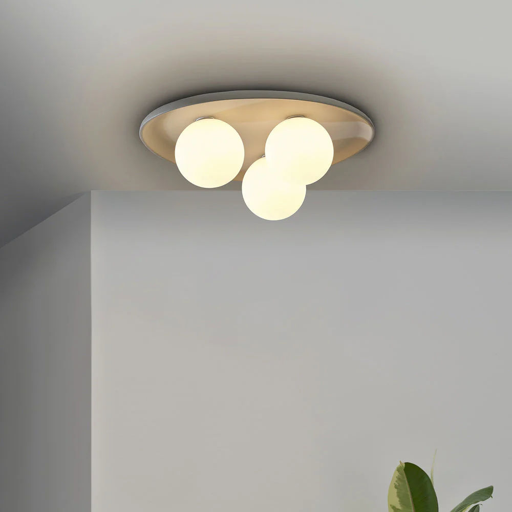 LEDVANCE DECOR Concrete Nest lampada da soffitto grigia, 3 fiamme, G9 - Image 6