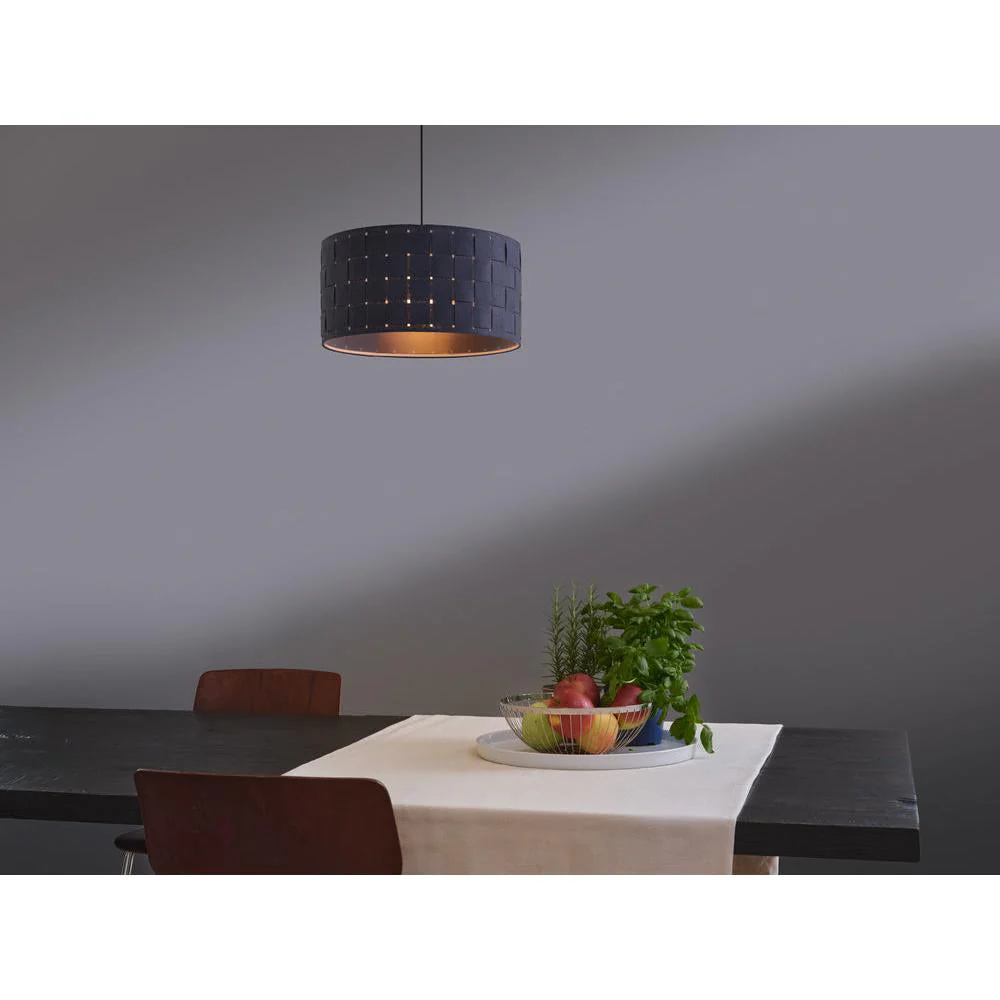 OSRAM DECOR Lampada a sospensione Decor Felt Weaving grigio, E27, 380 mm - Image 4