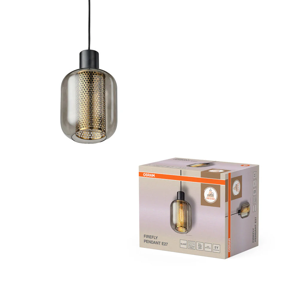 OSRAM DECOR Firefly lampada a sospensione E27 nero