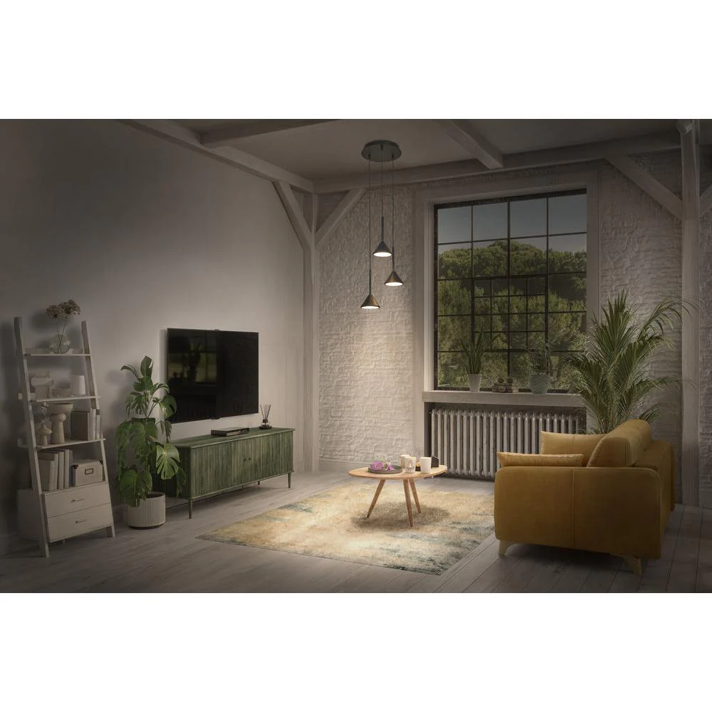LEDVANCE DECOR Fuji 3X Lampadario a sospensione PL 13W 930 Nero - Image 5