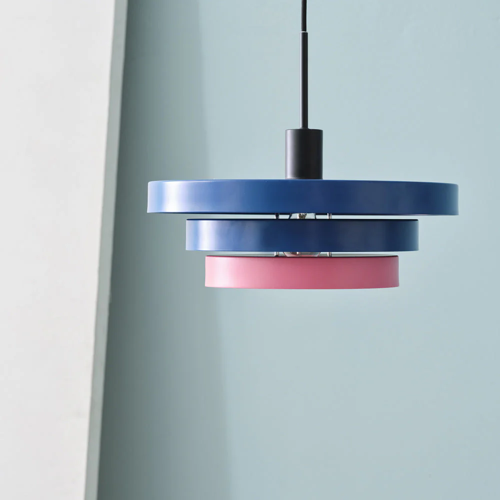LEDVANCE DECOR Lampada a sospensione Layers Blu, E27 - Image 8