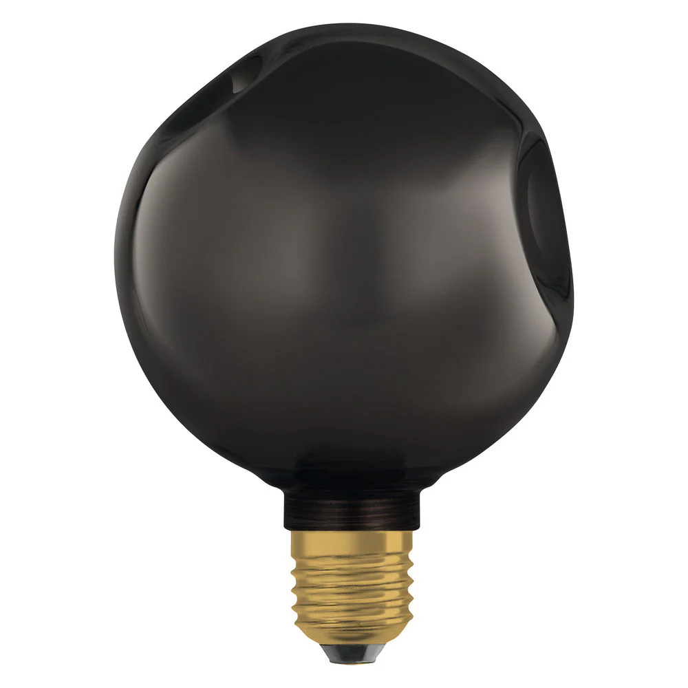 LAMPADA LED DECORATIVA IN VETRO ELETTRO IN VETRO ELETTRO PICCOLA NERA - Image 2
