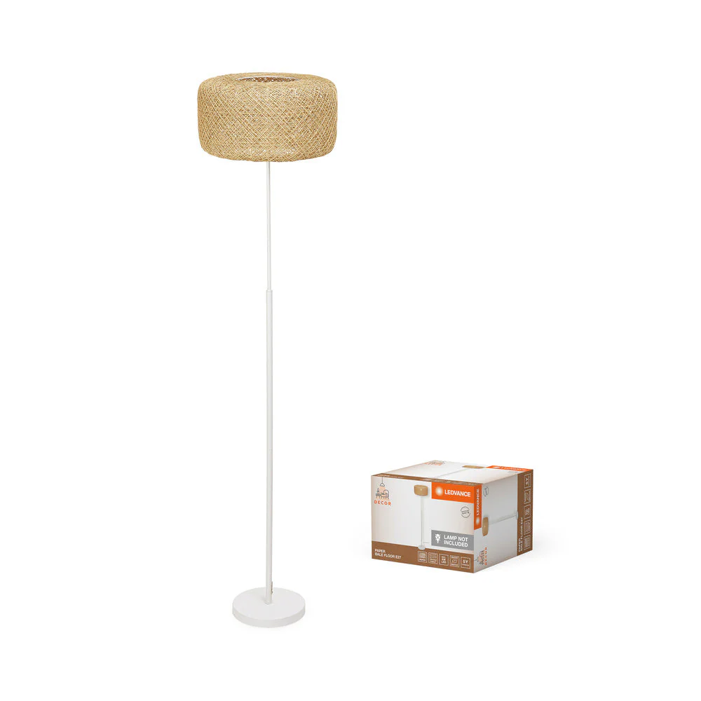 LEDVANCE DECOR Lampada da terra in carta Bale 1xE27 Beige - Image 2