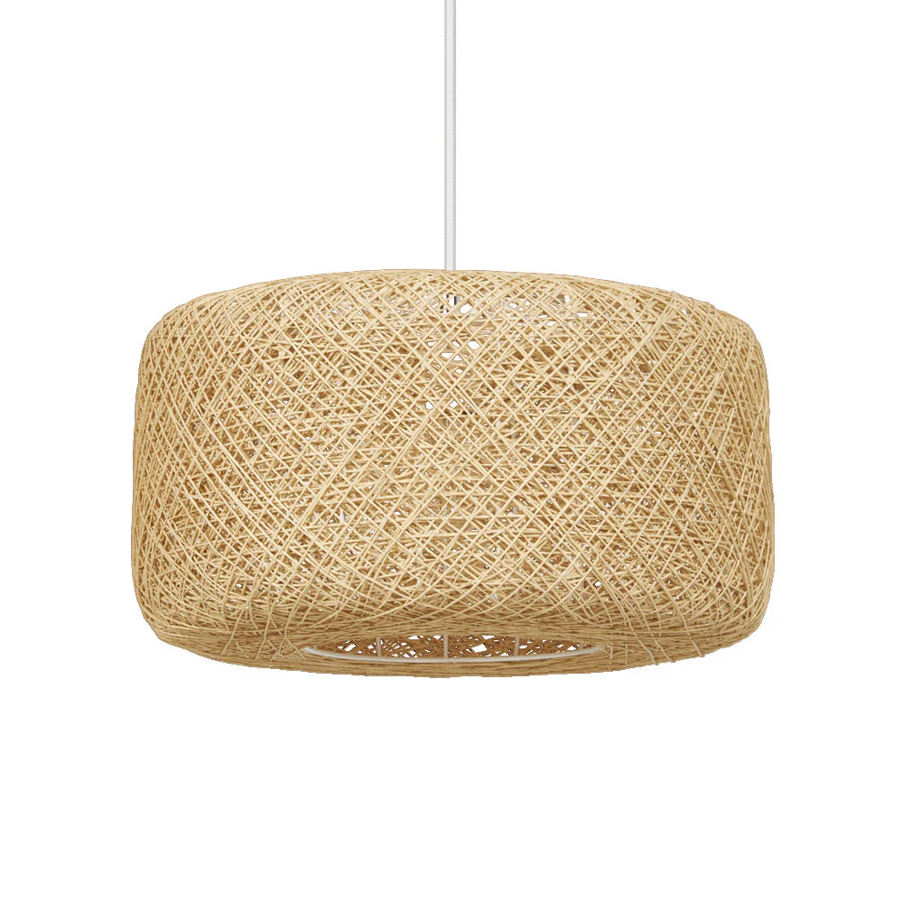 LEDVANCE DECOR Lampada a sospensione in paglia di carta 1xE27 Beige - Image 4