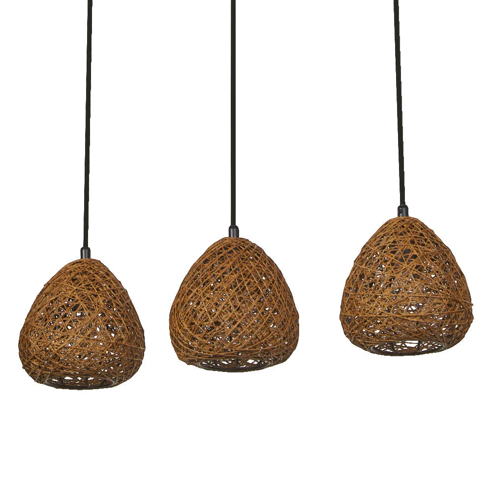 LEDVANCE DECOR Lampada a sospensione Paper Drop Lineare 3xE27 Beige - Image 3