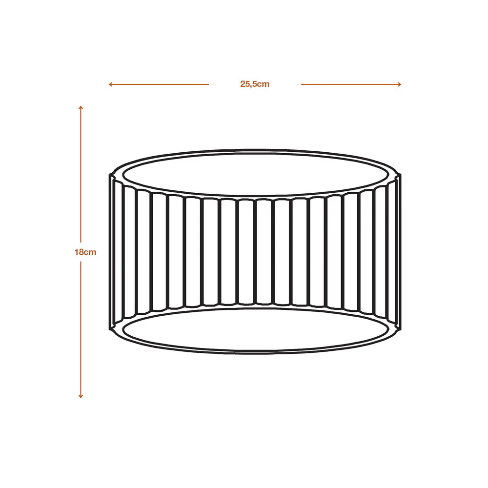 LEDVANCE DECOR fascia in gesso lampada da parete 255 1xE27 - Image 8
