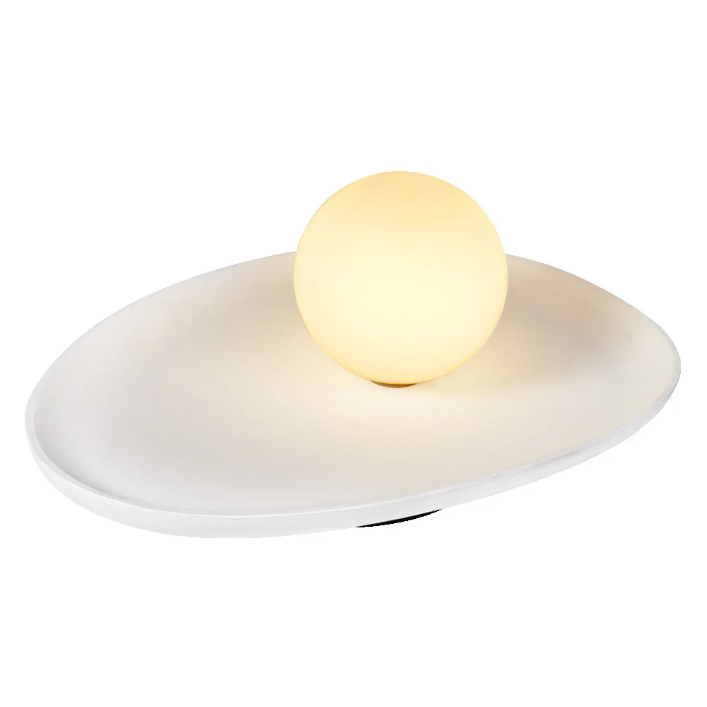 LEDVANCE DECOR Tavolino Nido in Gesso Lampada da Tavolo 1xG9 Bianco