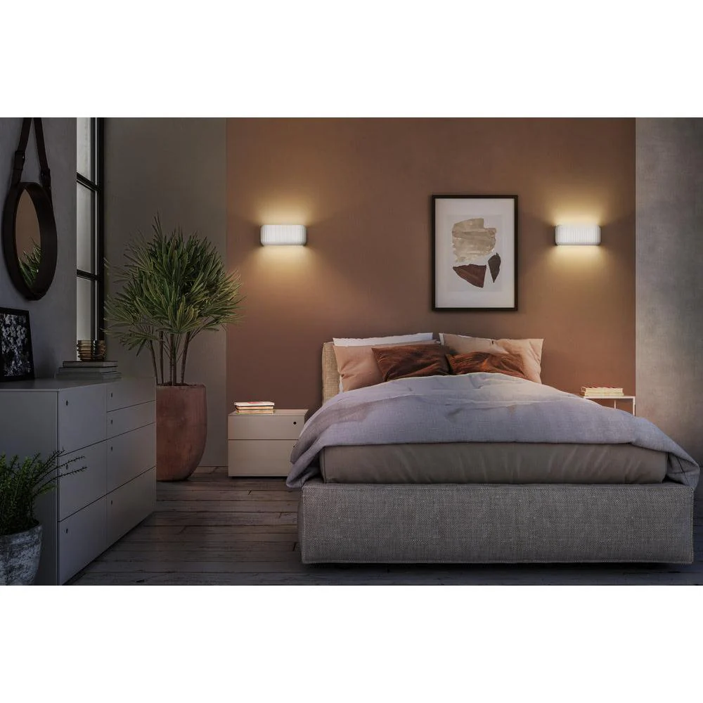 LEDVANCE DECOR Plaster Routes Applique da parete 330 2xE27 Bianco - Image 5