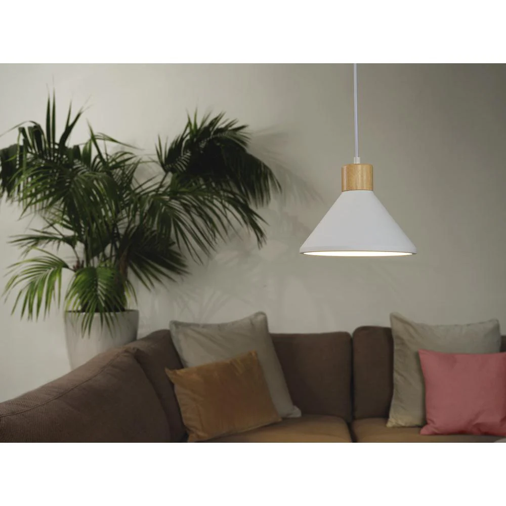 OSRAM DECOR Plaster Wood Gips lampada a sospensione, E27, 220 mm - Image 4