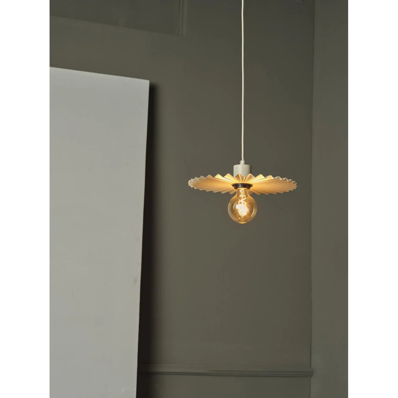 LEDVANCE DECOR Plisse Lampadario a sospensione E27 Beige - Image 7