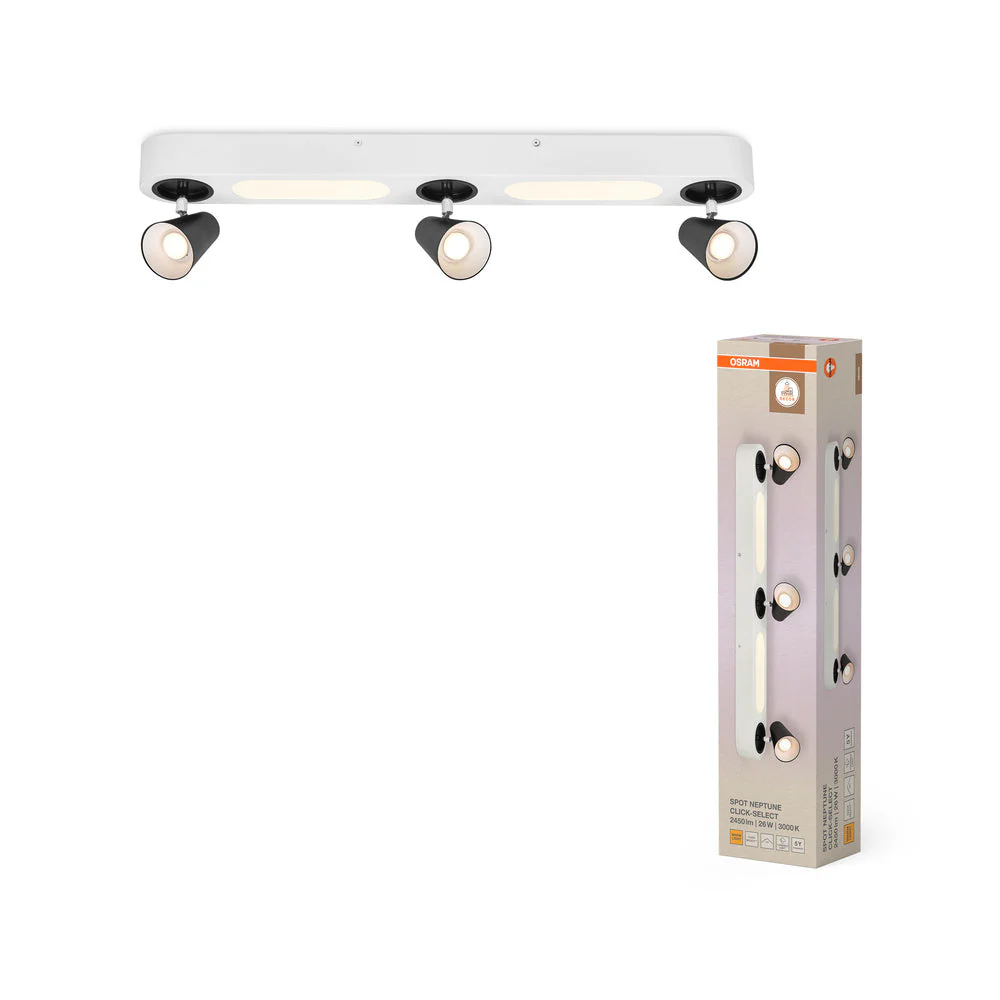 OSRAM DECOR SPOT NEPTUNE lampada da soffitto, 26W, 1.180lm, bianco - Image 2