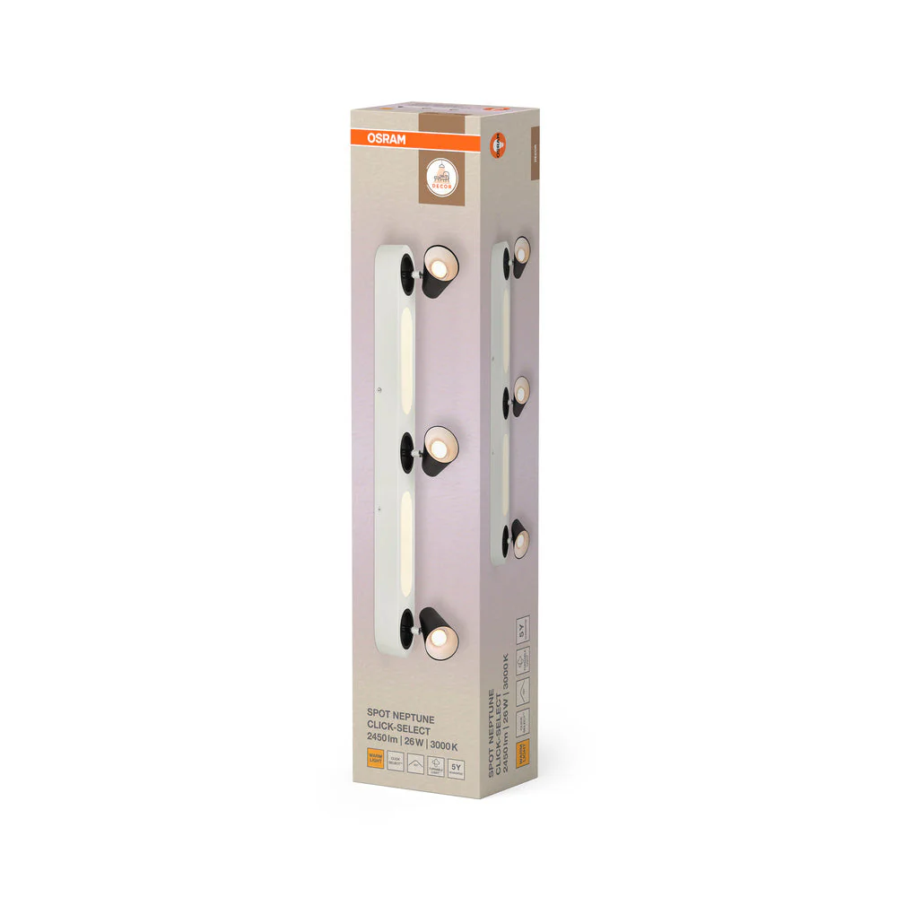 OSRAM DECOR SPOT NEPTUNE lampada da soffitto, 26W, 1.180lm, bianco - Image 4