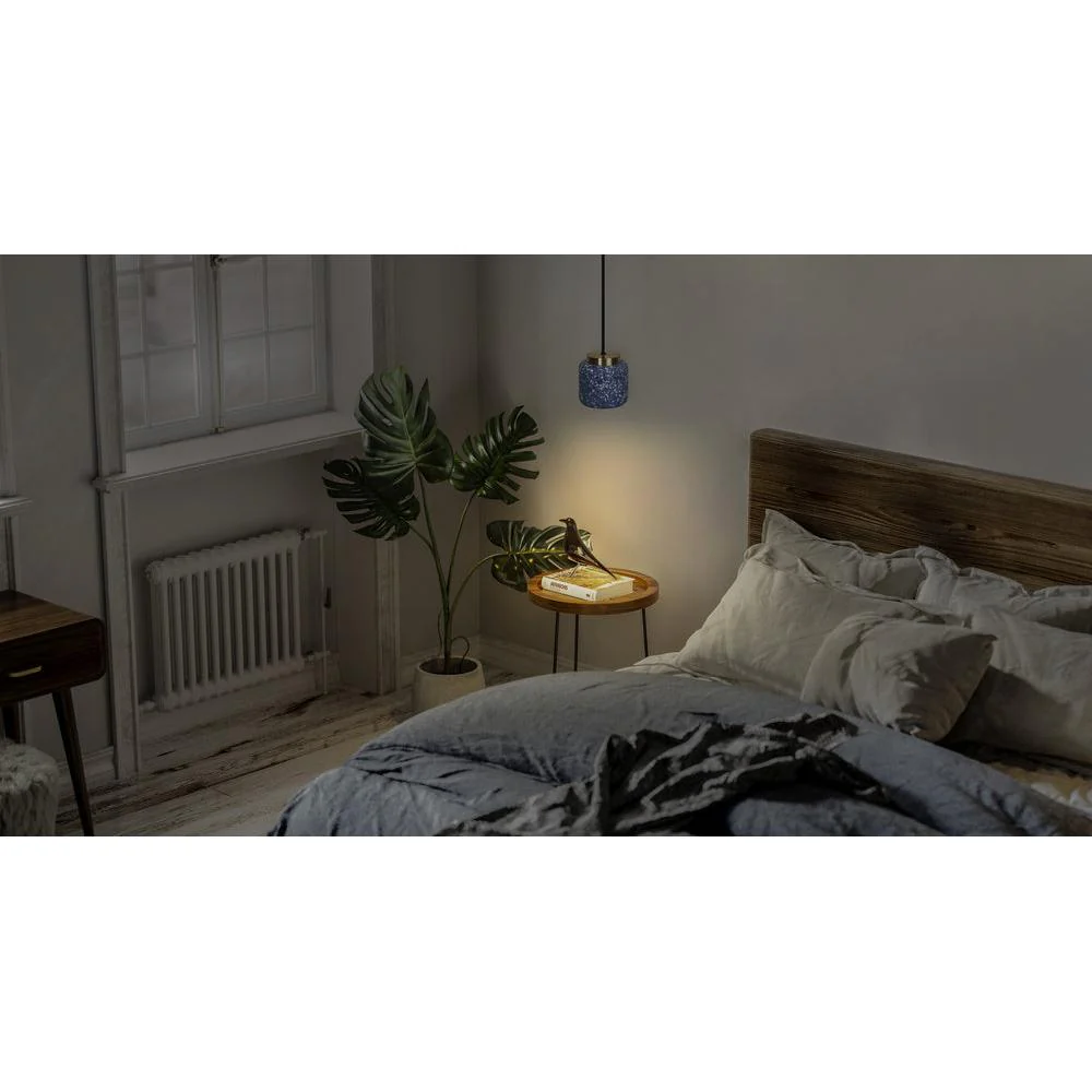 LEDVANCE DECOR Lampada a sospensione a sfera in terrazzo blu, GU10 - Image 5