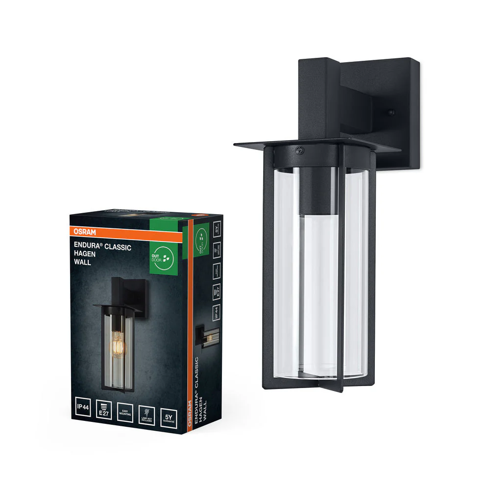 OSRAM ENDURA® Classic Hagen Applique da esterno E27 IP44 Grigio scuro