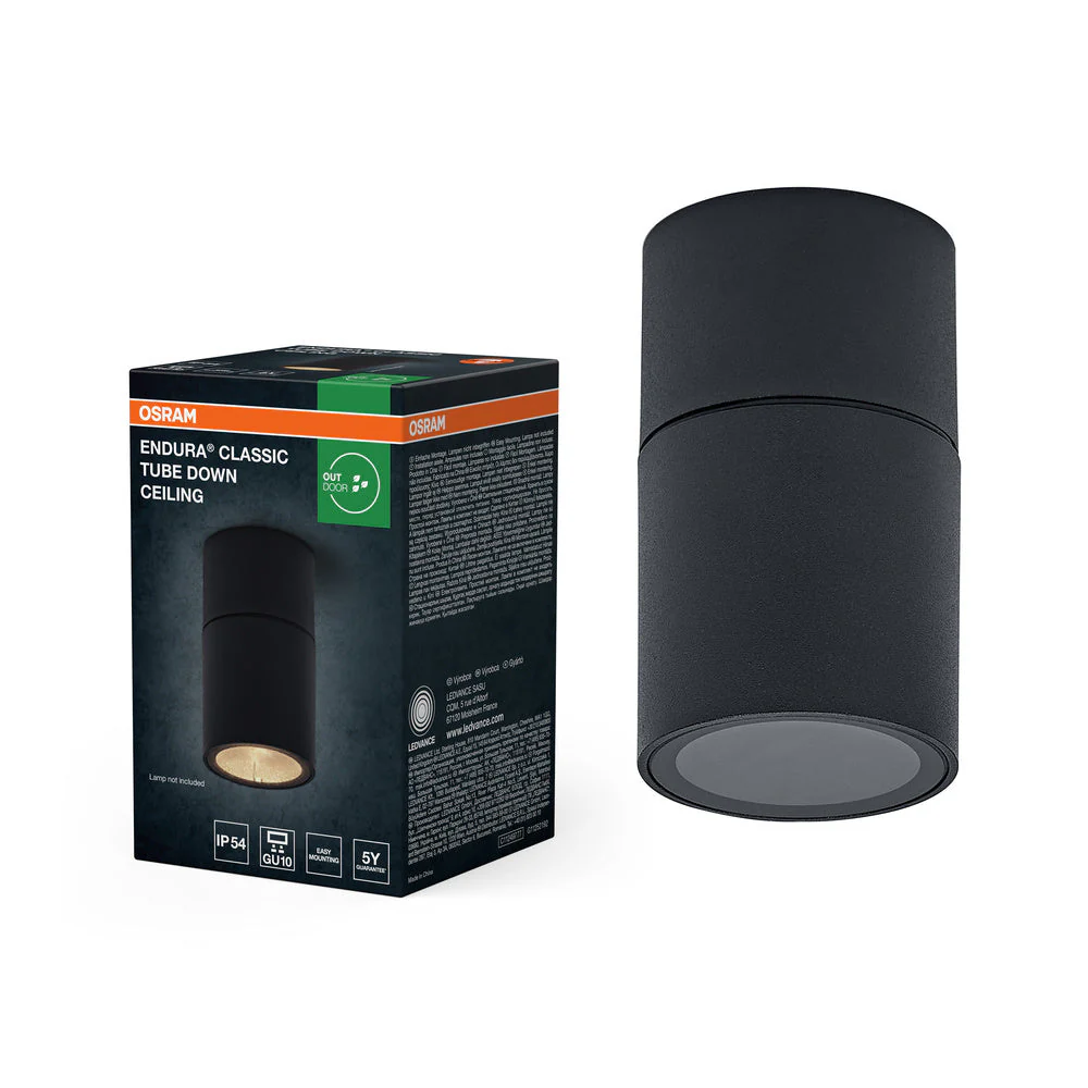 OSRAM ENDURA® Classic Tube Down C Applique da esterno GU10 IP54 Grigio scuro