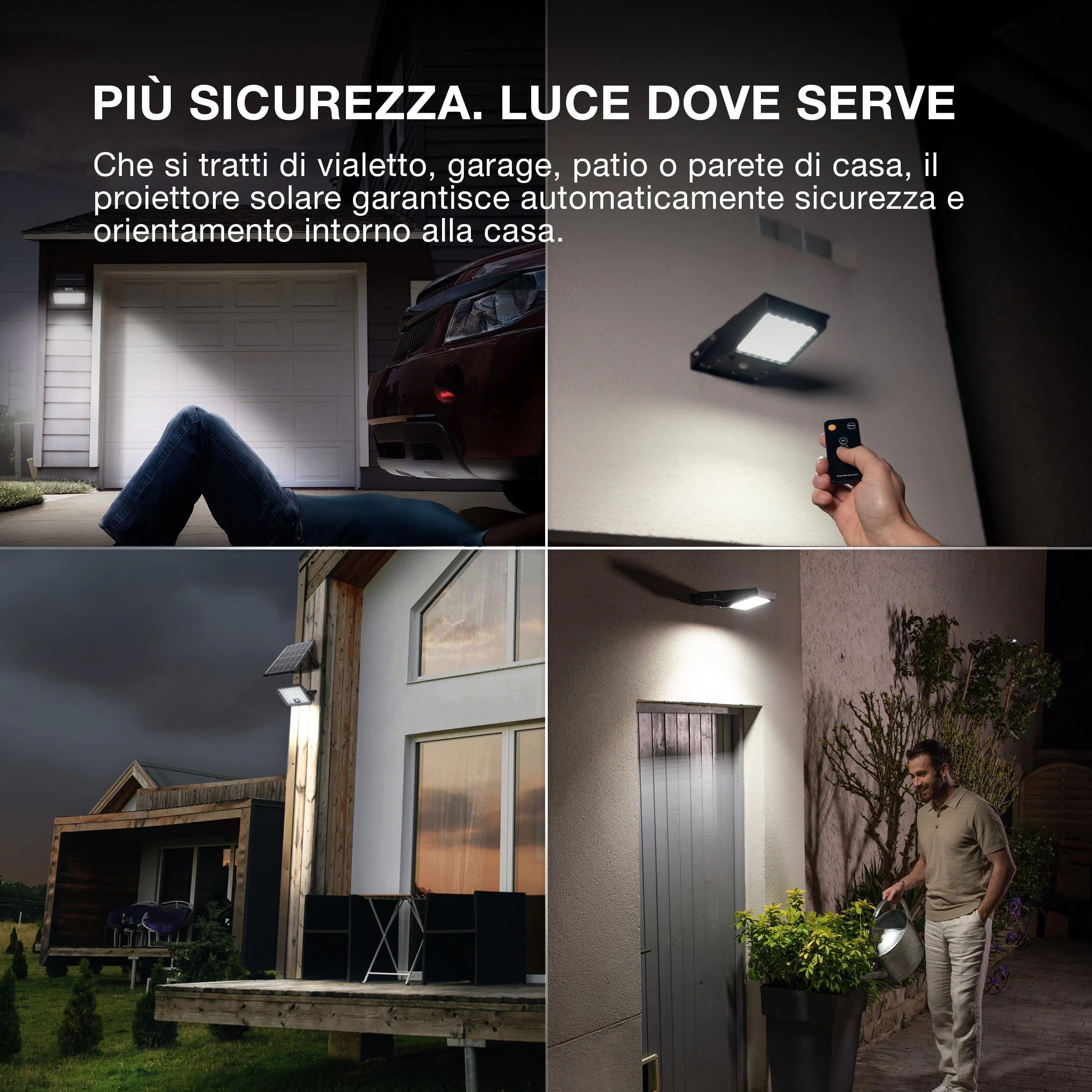 OSRAM ENDURA Faro a LED con sensore solare, nero, 4W, 500lm - Image 7