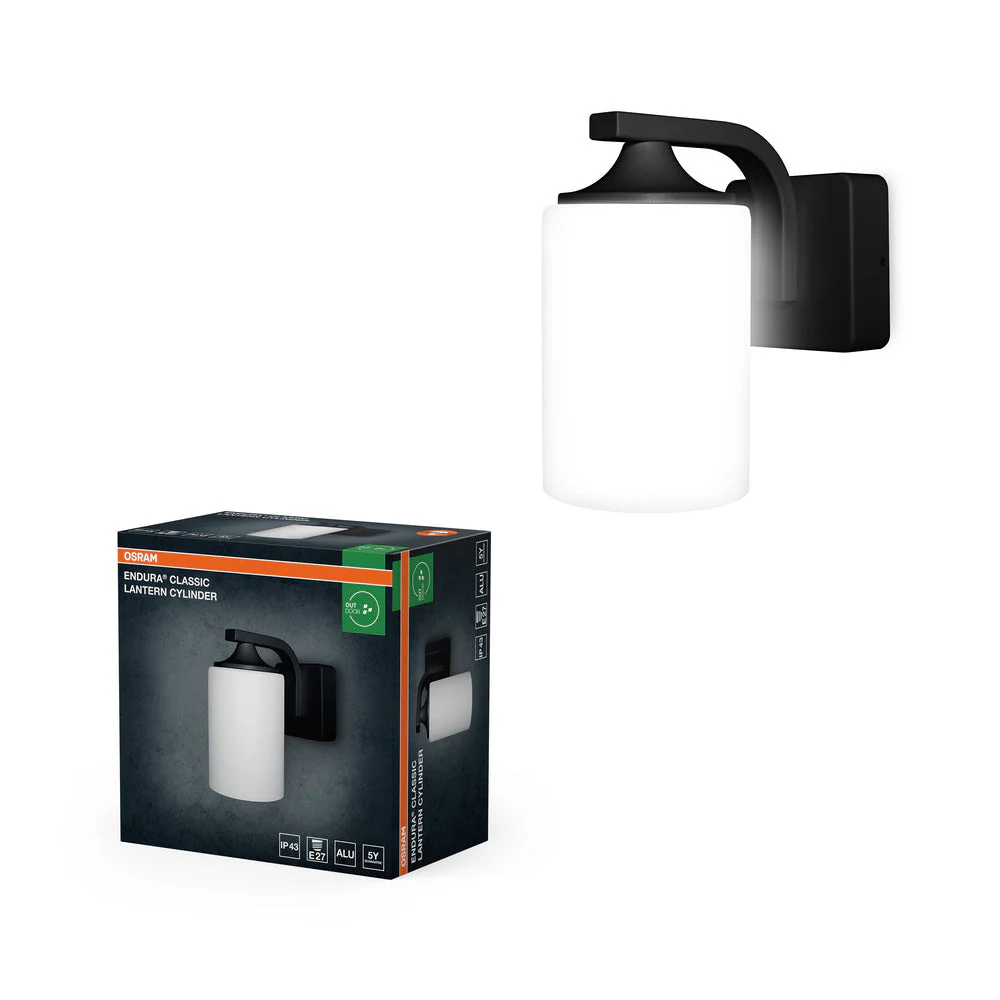 OSRAM ENDURA® CLASSIC LANTERNA CILINDRO E27 BK