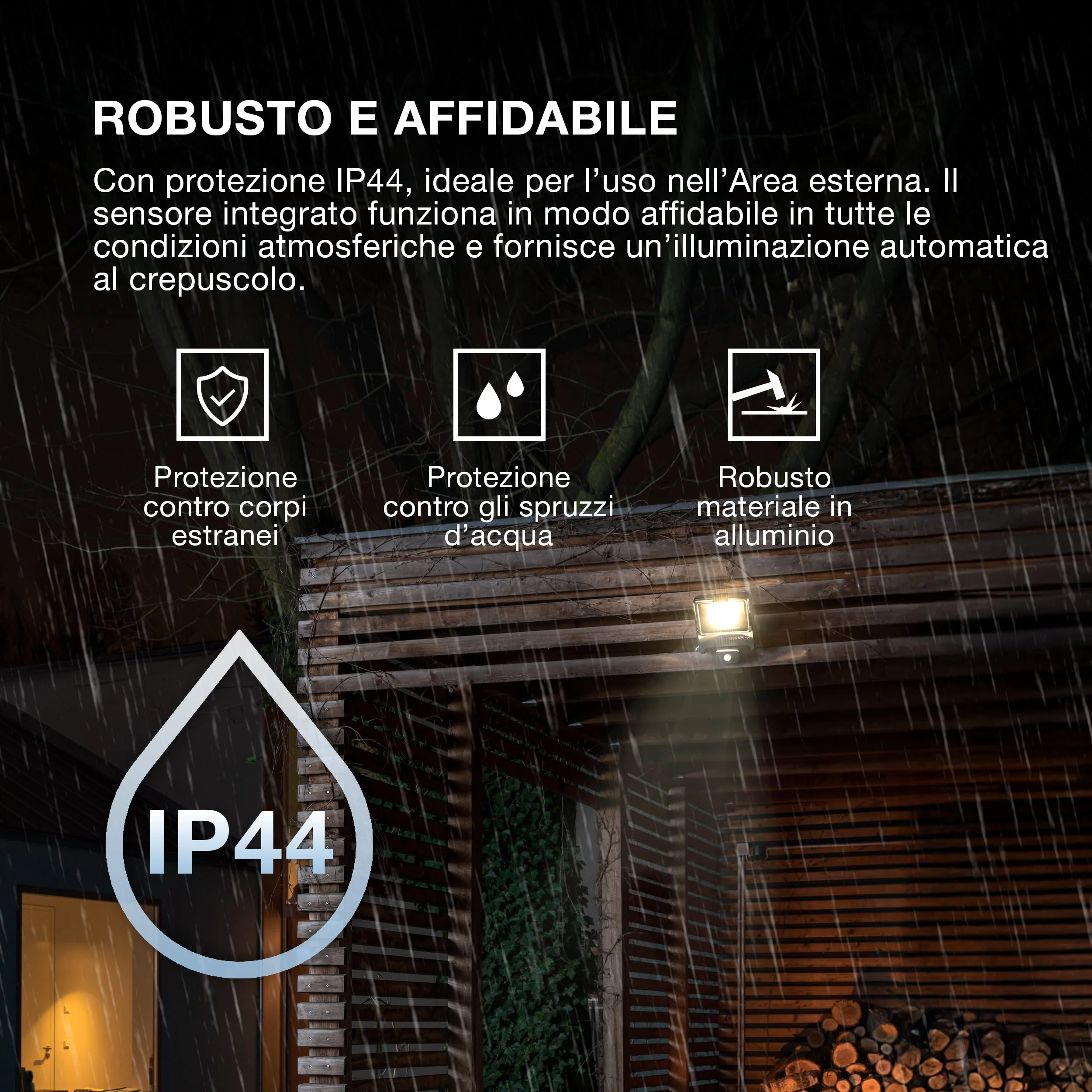 OSRAM ENDURA® FLOOD Sensore Bianco Caldo 50 W 3000 K WT - Image 7