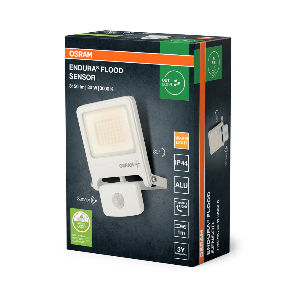 OSRAM ENDURA® LED Faretto Sensore 30W / 3000K Bianco caldo - Image 3