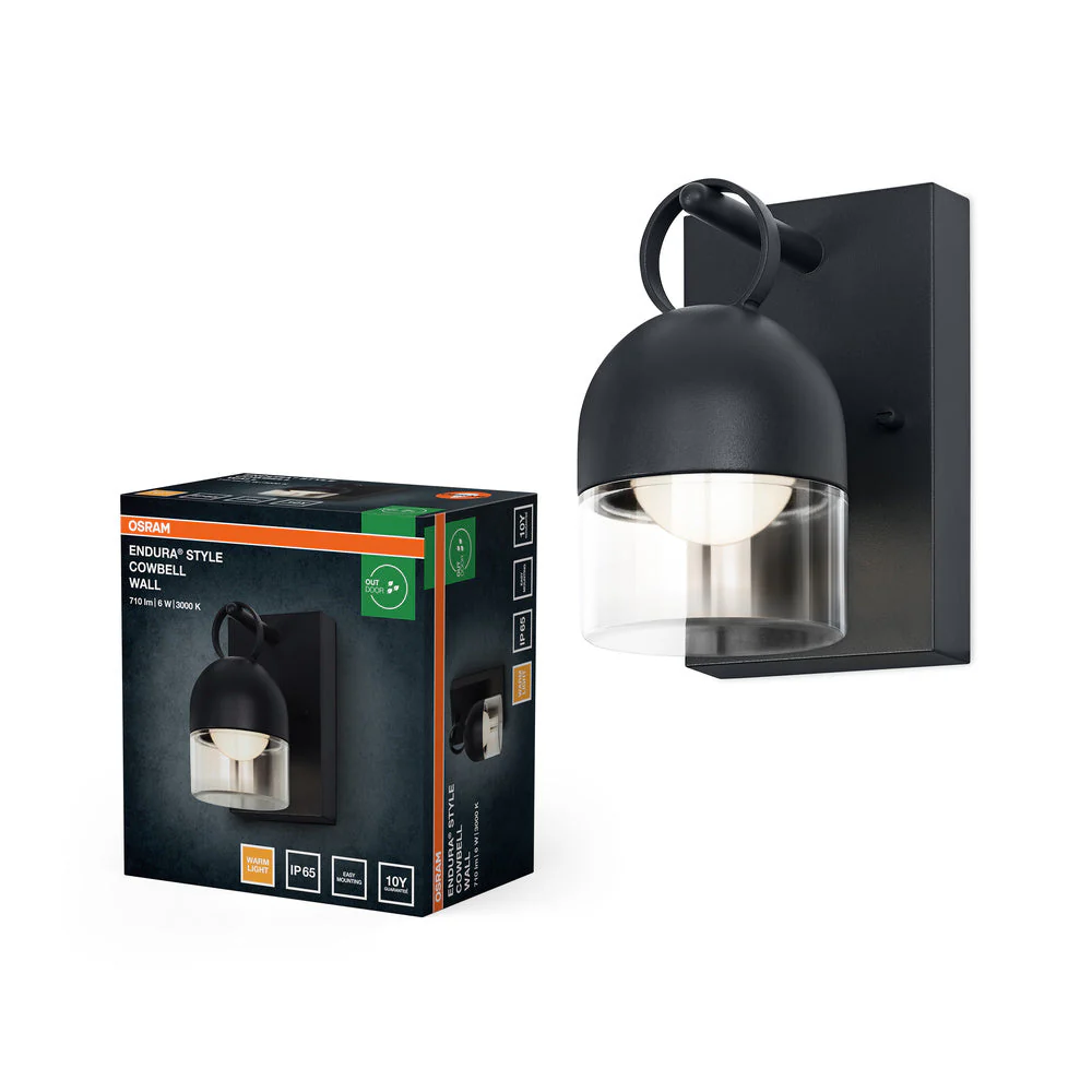 OSRAM ENDURA® Style Applique esterna Cowbell IP65 6W grigio scuro
