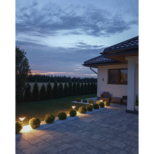 LEDVANCE ENDURA® Style Circle Doppio Palo Solare LED Lampada da Sentiero con Sensore 6W / 3000K Nero - Image 6
