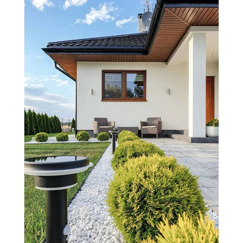 LEDVANCE ENDURA® Style Circle Doppio Palo Solare LED Lampada da Sentiero con Sensore 6W / 3000K Nero - Image 9
