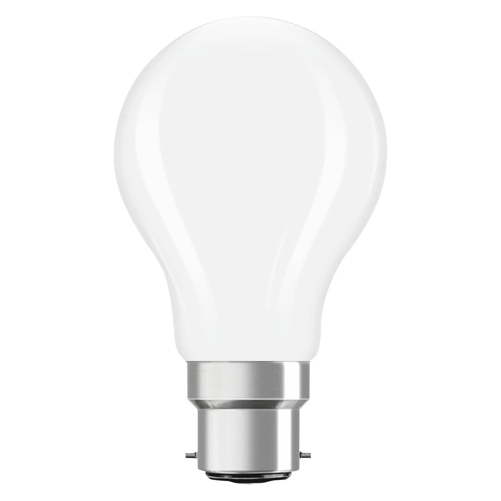 OSRAM Lampada LED Retrofit CLASSIC A 6.5W 827 Opalino B22d Confezione da 2, 806 lm, 2700 K, Bianco caldo, Confezione da 2 - Image 2