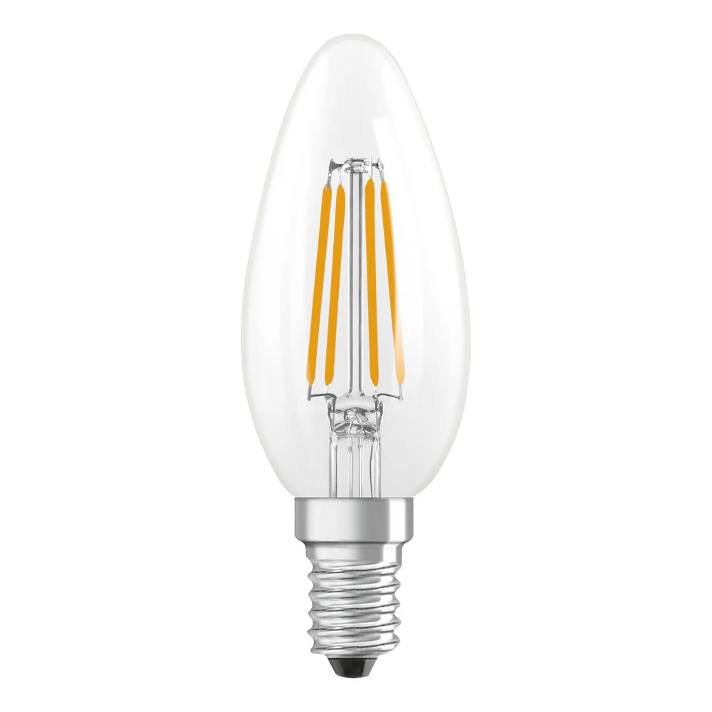OSRAM Retrofit Classic B LED Lampada a forma di candela (ex 40W) 4W / 2700K Bianco caldo E14 - Image 2
