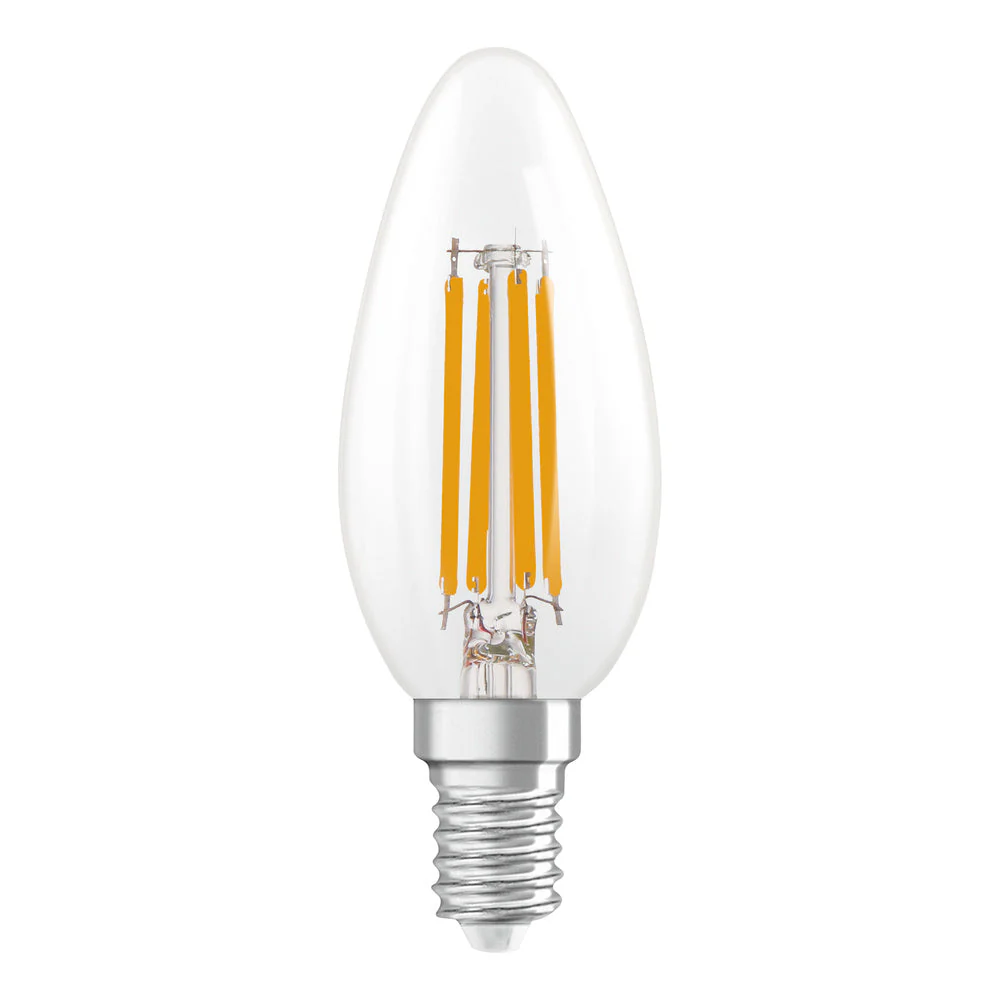 OSRAM Retrofit Classic B LED Lampadina a candela dimmerabile (ex 40W) 5W / 2700K Bianco caldo, E14 - Image 2
