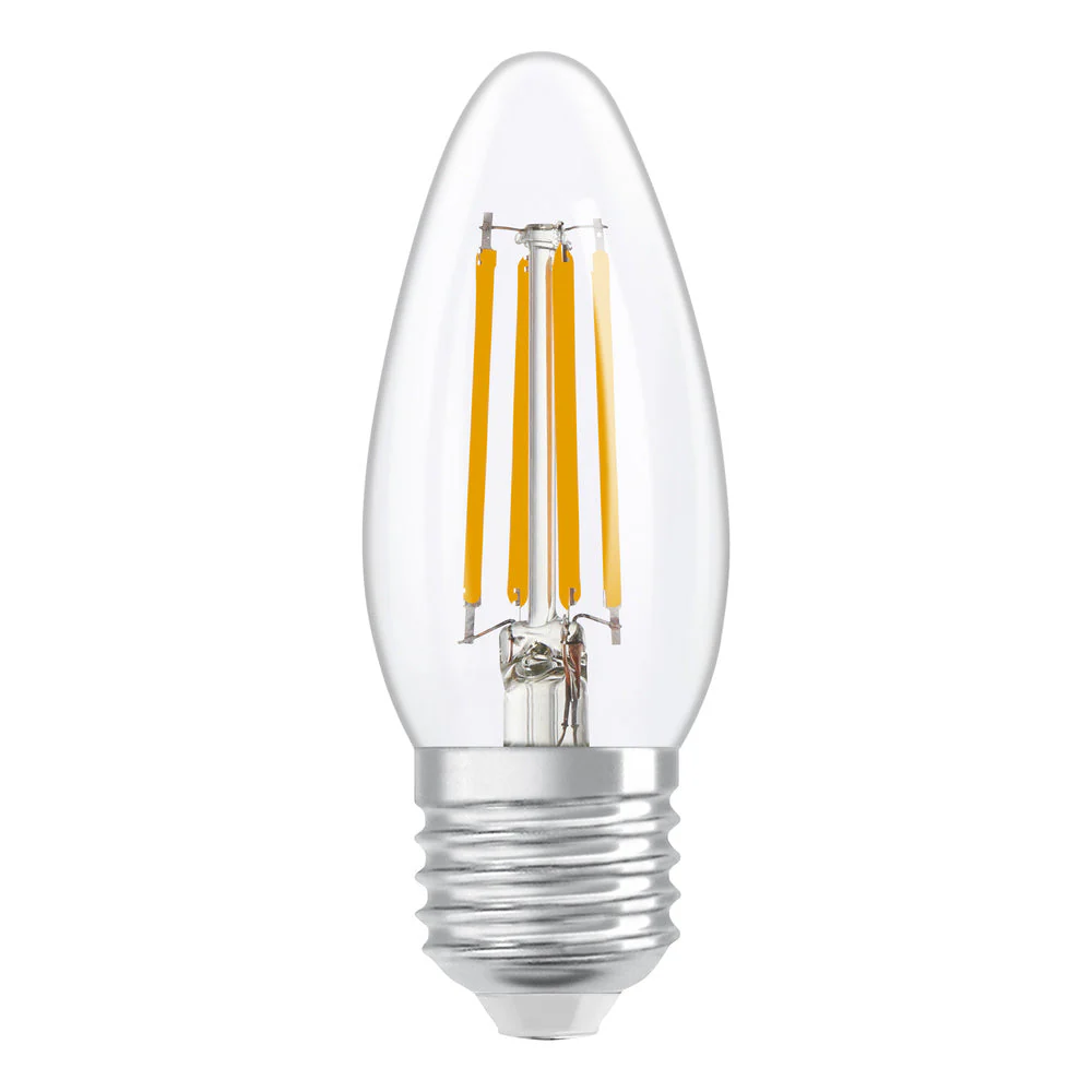 OSRAM Lampada LED Retrofit CLASSIC B DIM 4.8W 827 Chiaro E27, 470 lm, 2700 K, Bianco caldo - Image 2