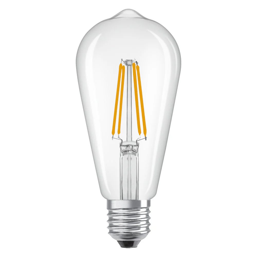 OSRAM LED Star Classic Lampada, forma Edison, 6.5W, 806lm, Chiara, Bianco freddo, E27 - Image 2