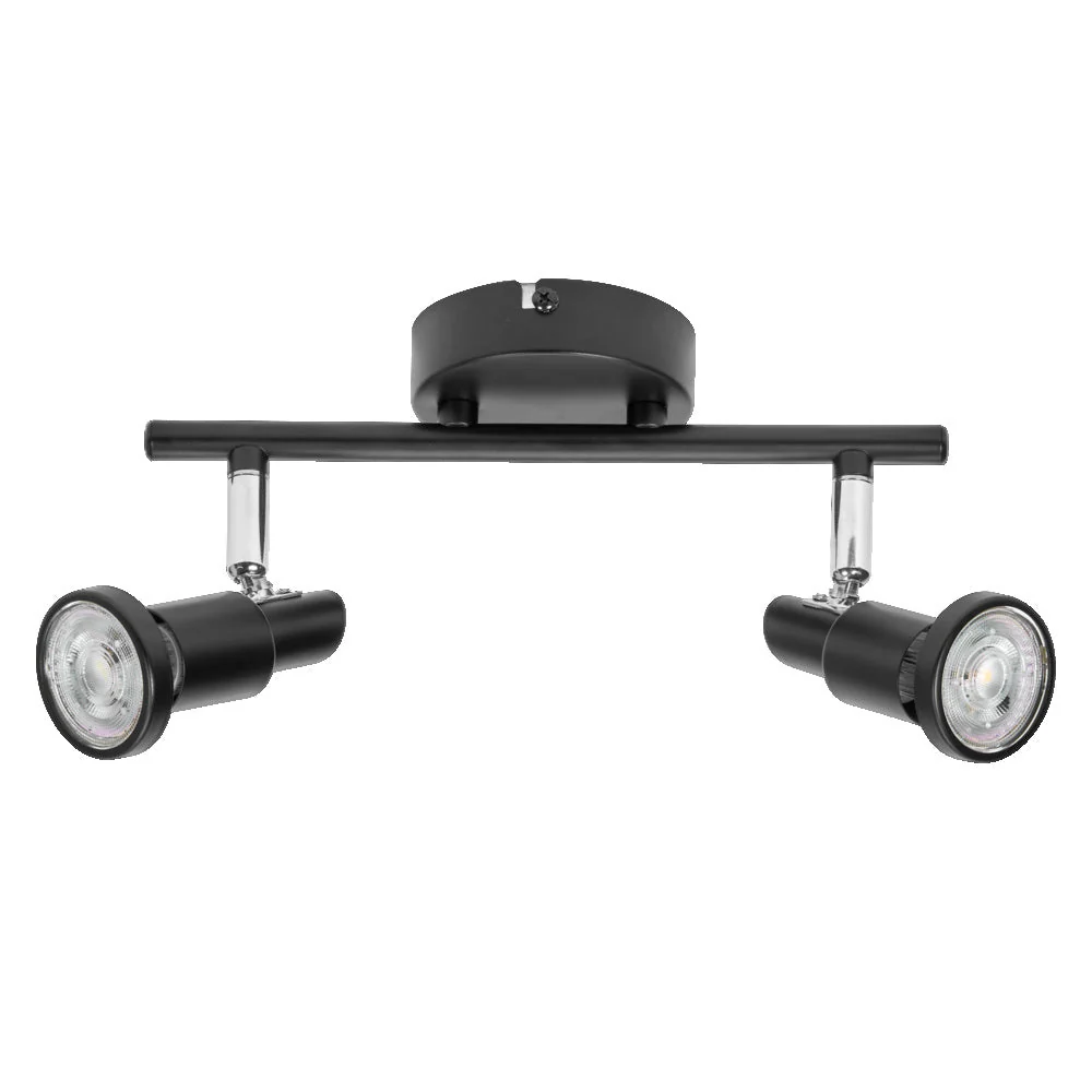 OSRAM FARETTO LED GU10 Lampada da soffitto 2 x 3,4W, 460lm, nero - Image 2