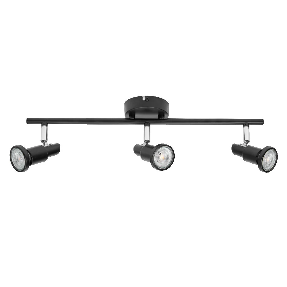 OSRAM FARETTO LED GU10 Lampada da soffitto 3 x 3,4W, 690lm, nero - Image 2