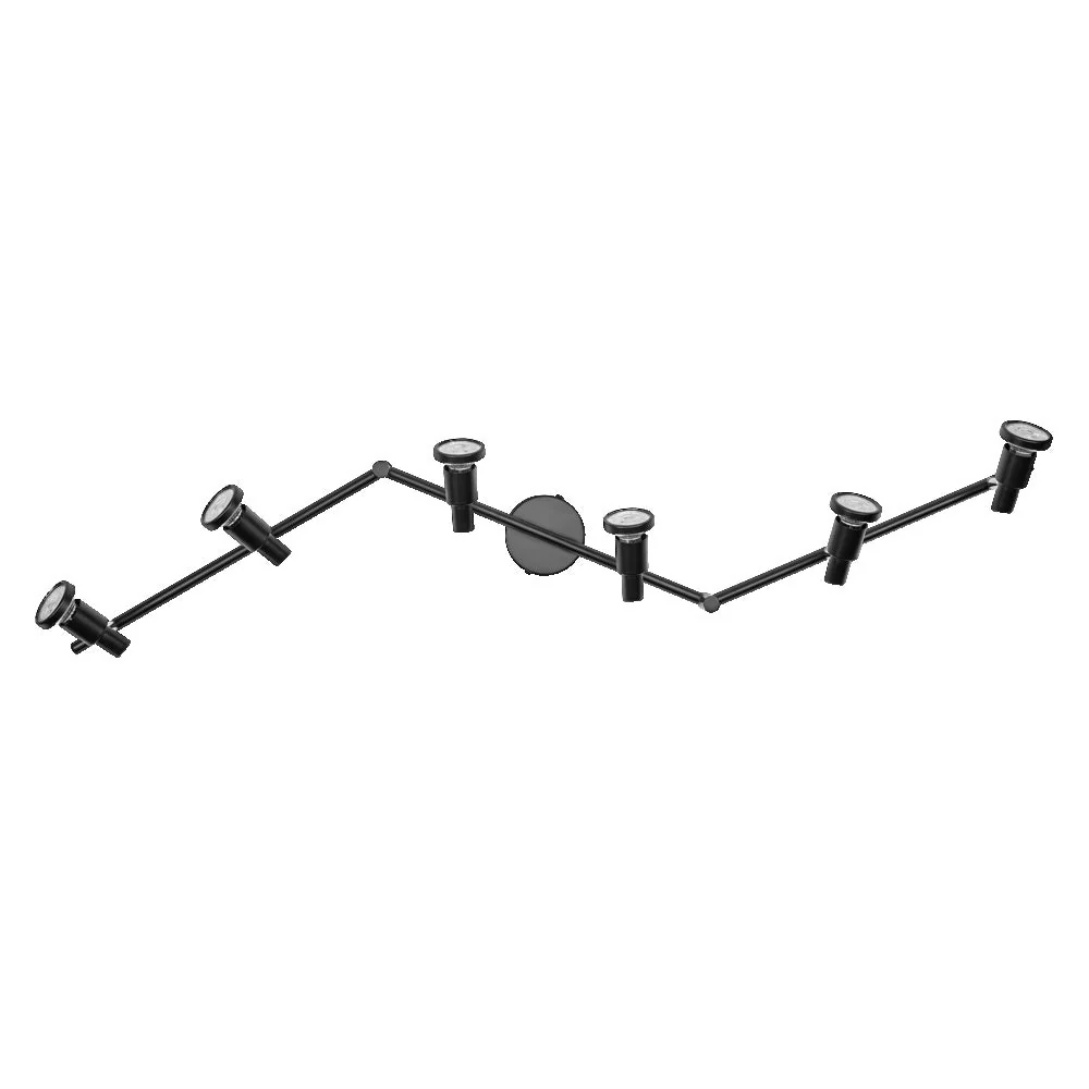 OSRAM FARETTO LED GU10 Lampada da soffitto 6 x 3,4W, 1380lm, nero - Image 2