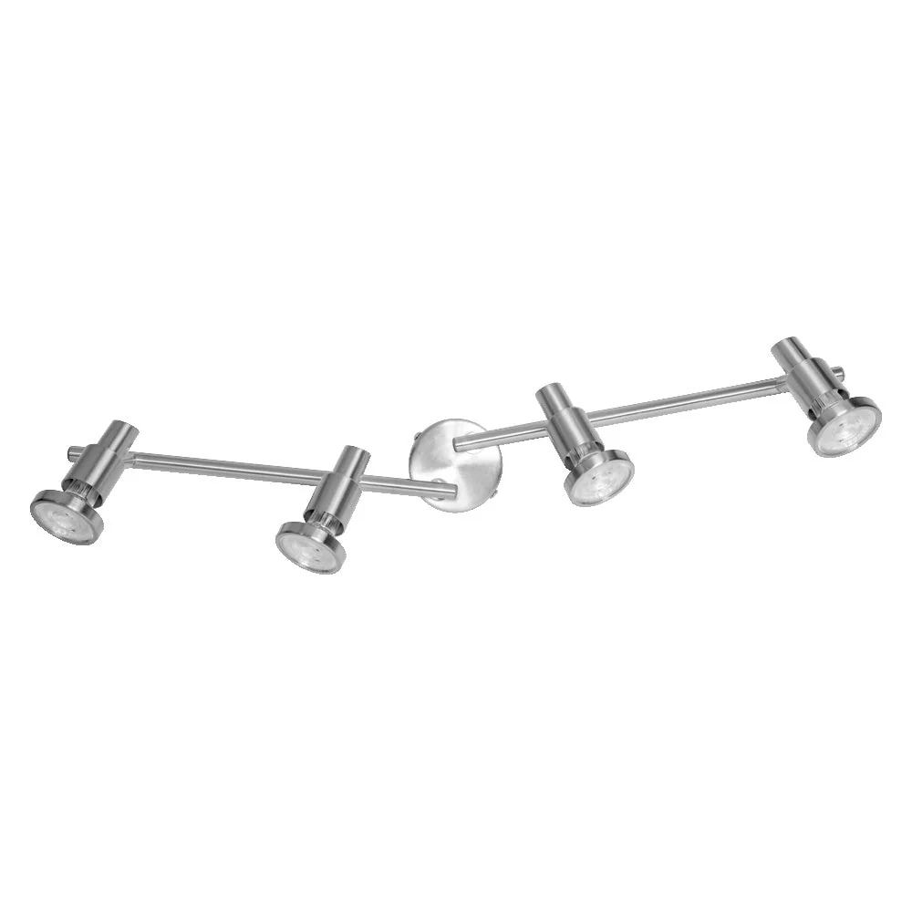 OSRAM LED SPOT ARGENTO SPAZZOLATO Lampada da soffitto, GU10, 4 x 2.6W, 2700K - Image 2