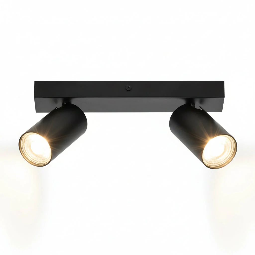 OSRAM LED SPOT OCTAGON lampada da soffitto 2 x 3,4W, GU10, 460lm, nero