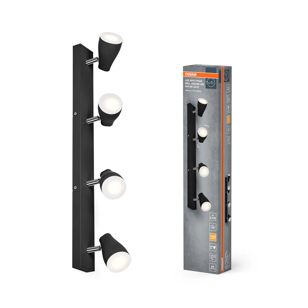 OSRAM LED SPOT PEAR Spot da soffitto a montaggio superficiale, bianco, 17,2W, 840lm - Image 2