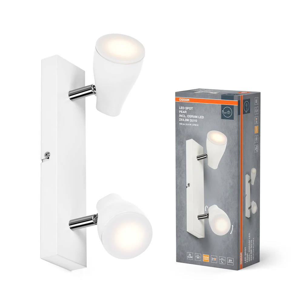 OSRAM LED SPOT PEAR Faretto da soffitto, bianco, 8,6W, 420lm - Image 2