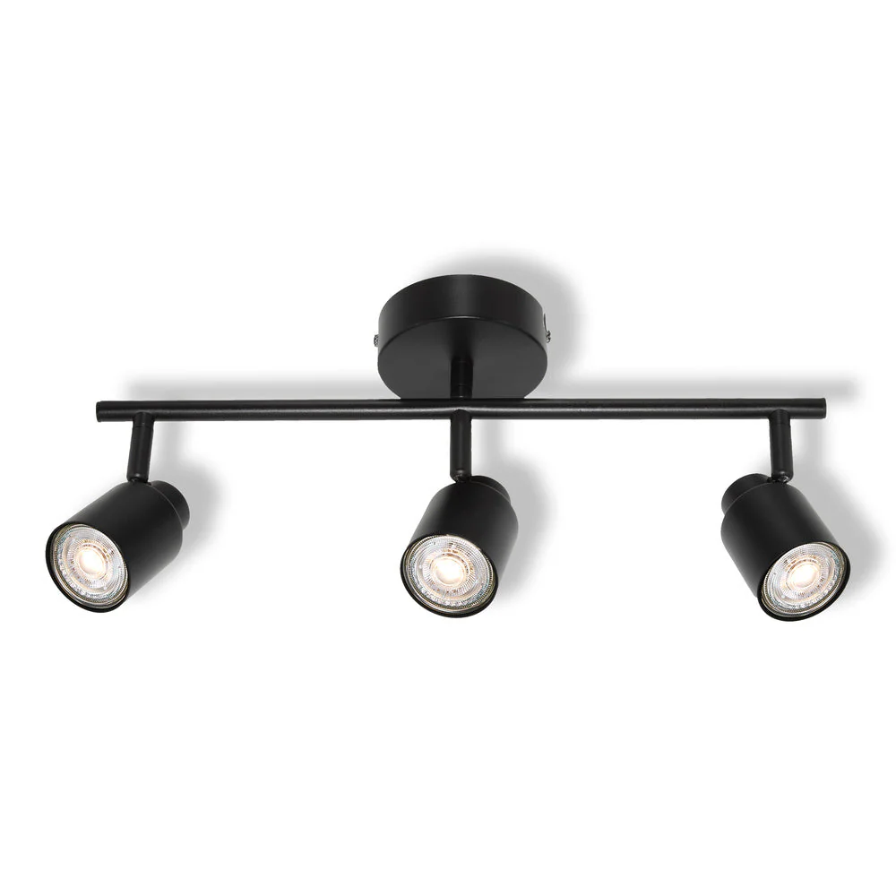 OSRAM Faretto LED a 3 punti PRIMAL, lampada, 3xGU10, nero - Image 2