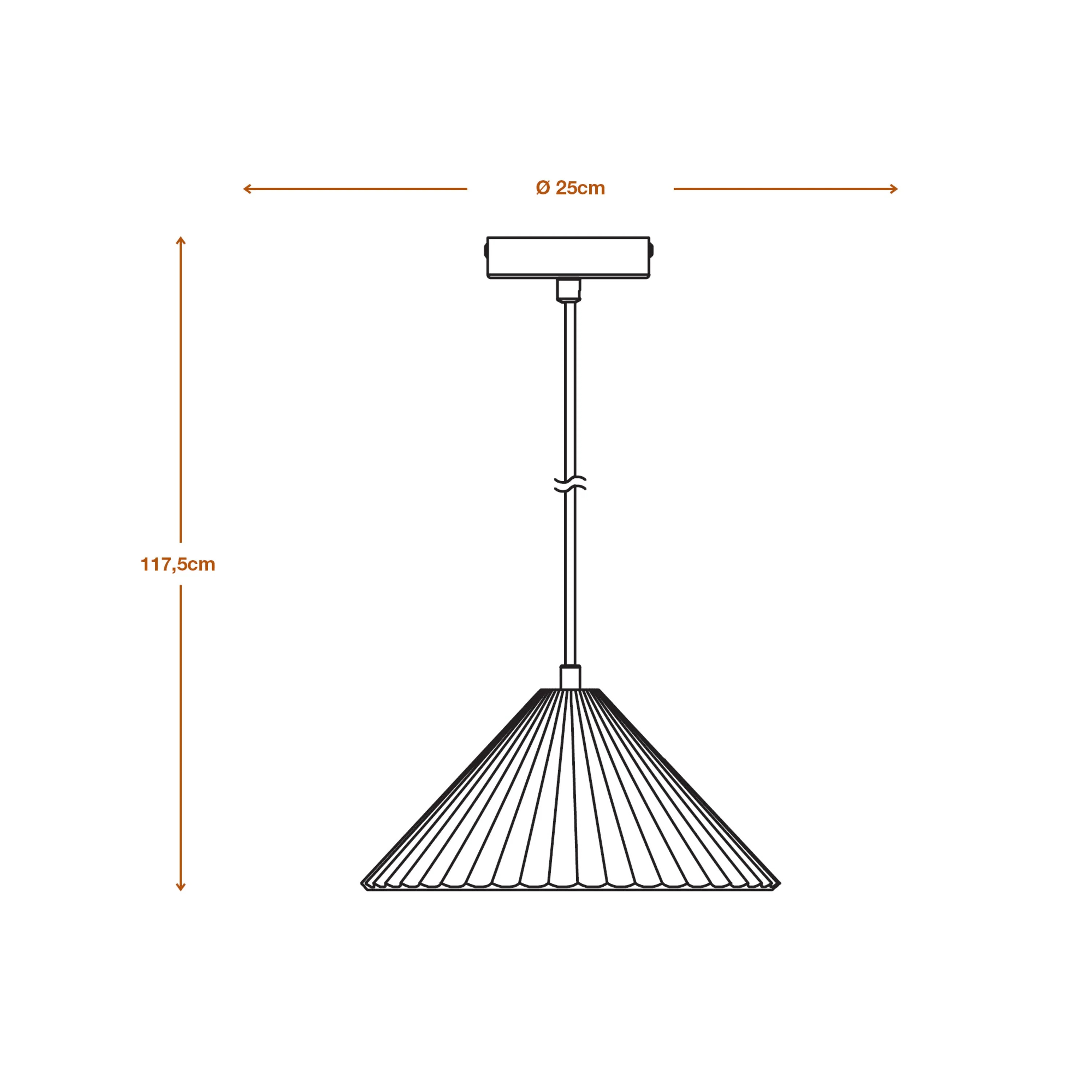 Lampada a sospensione in cemento LEDVANCE DECOR Concrete Pyramid, E27, 250 mm - Image 7