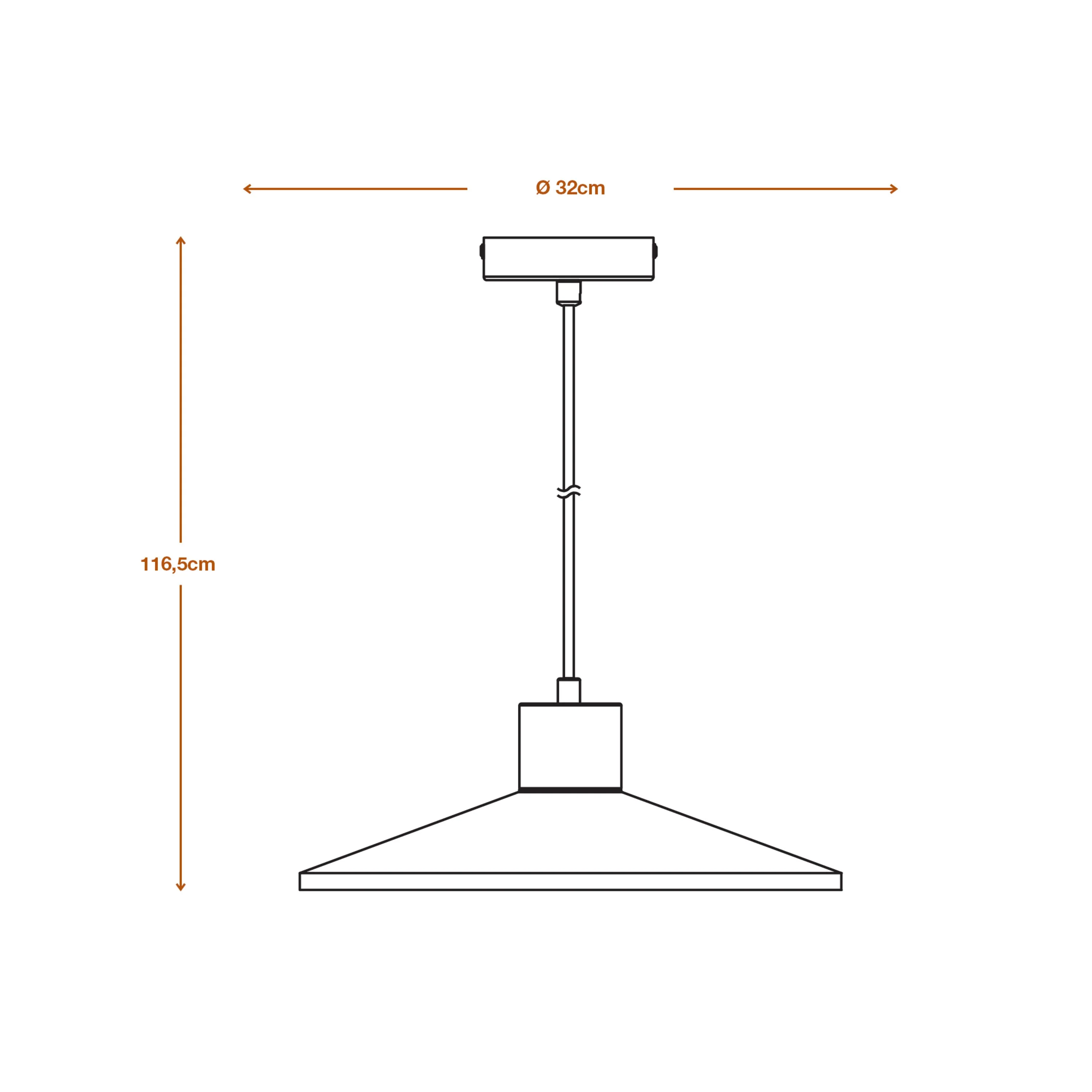 Lampada a sospensione in cemento LEDVANCE DECOR Concrete Wood, E27, 320 mm - Image 8