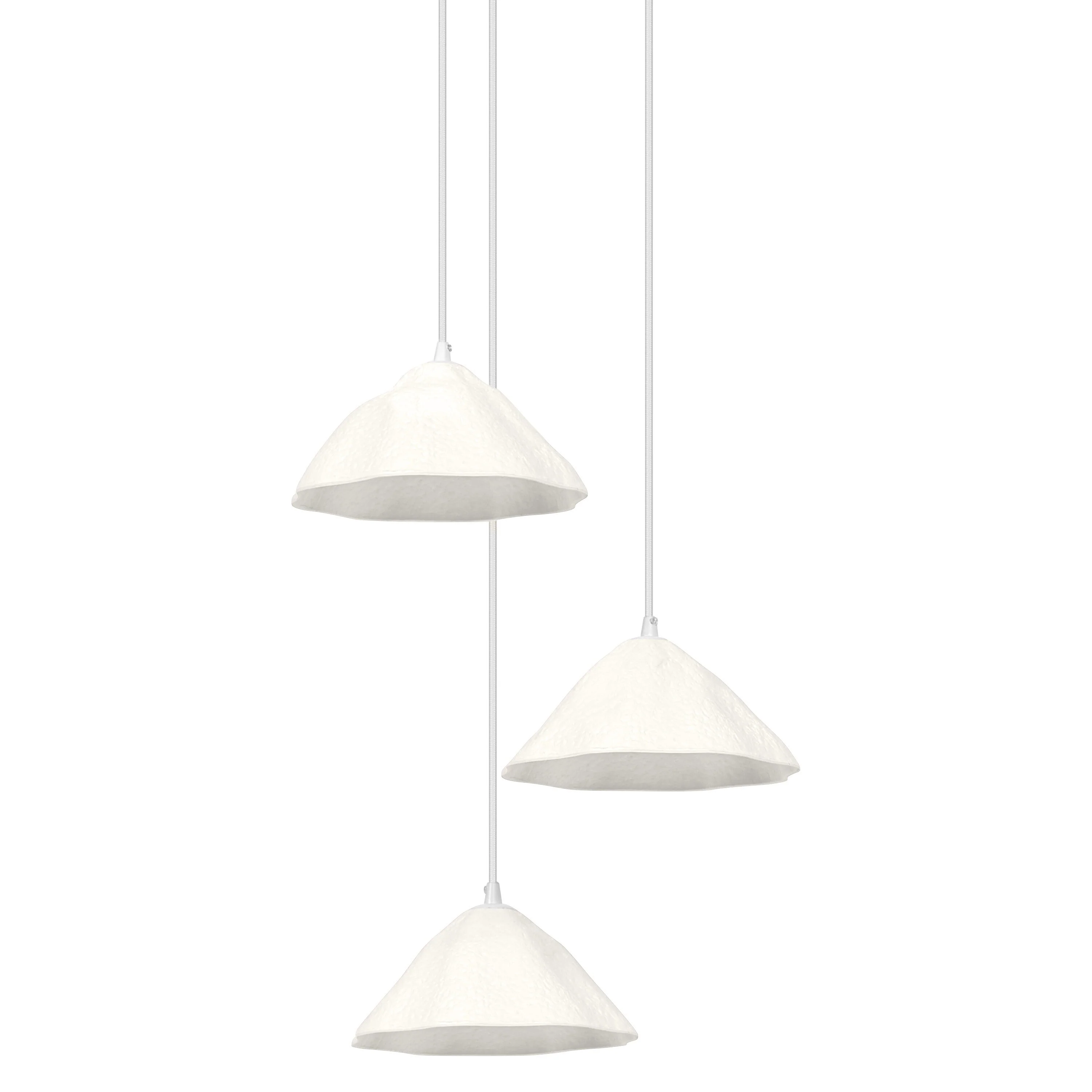 Lampada a sospensione LEDVANCE DECOR a 3 luci Decor Lotus Leaf bianca, E14 - Image 3