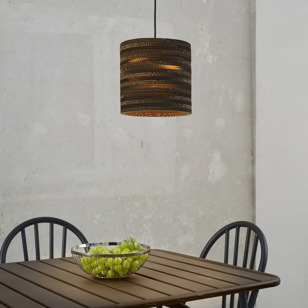 Lampada a sospensione LEDVANCE DECOR Decor Cardboard Cilindro marrone, E27 - Image 3