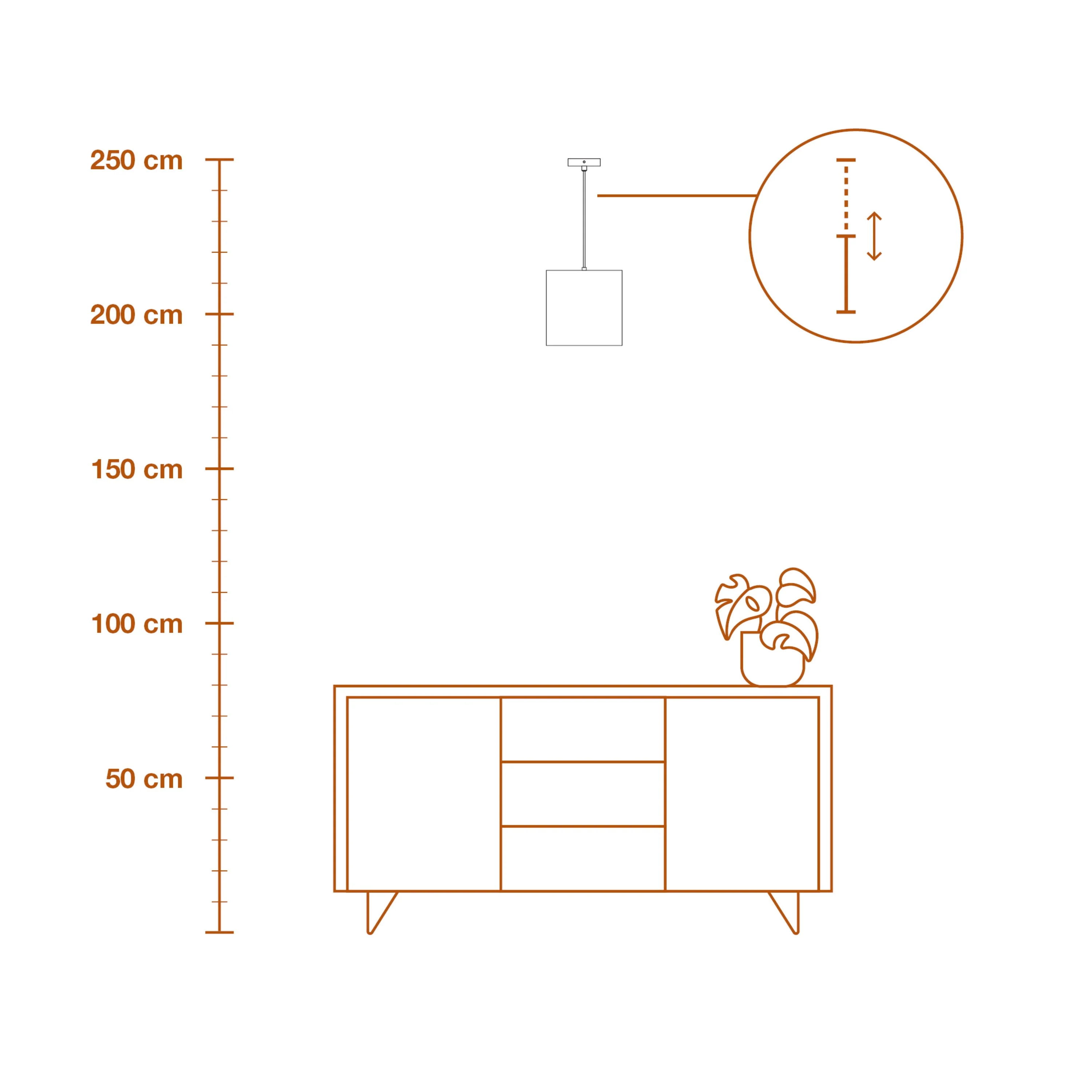 Lampada a sospensione LEDVANCE DECOR Decor Cardboard Cilindro marrone, E27 - Image 7