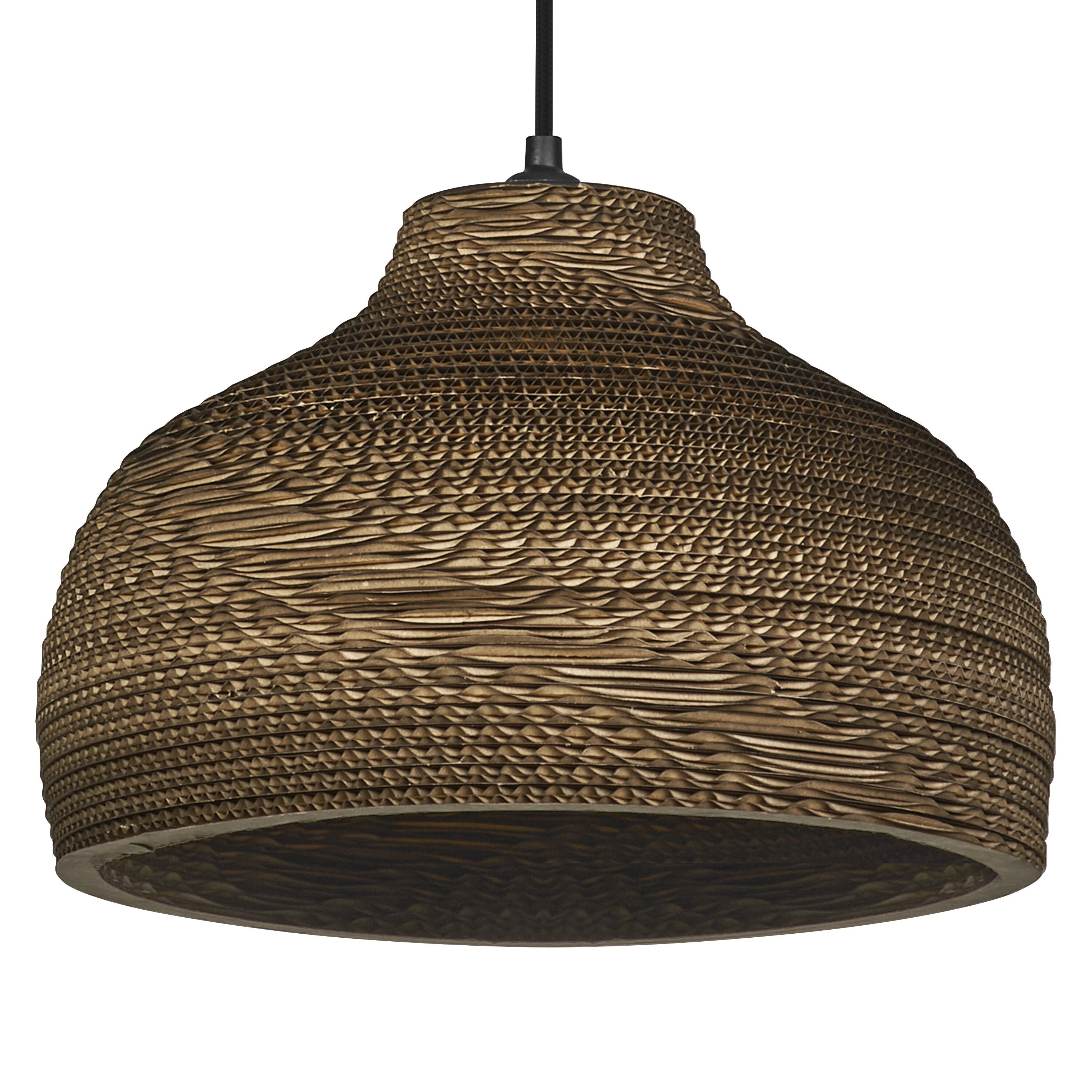 Lampada a sospensione LEDVANCE DECOR Decor Cardboard Hat marrone, E27 - Image 3