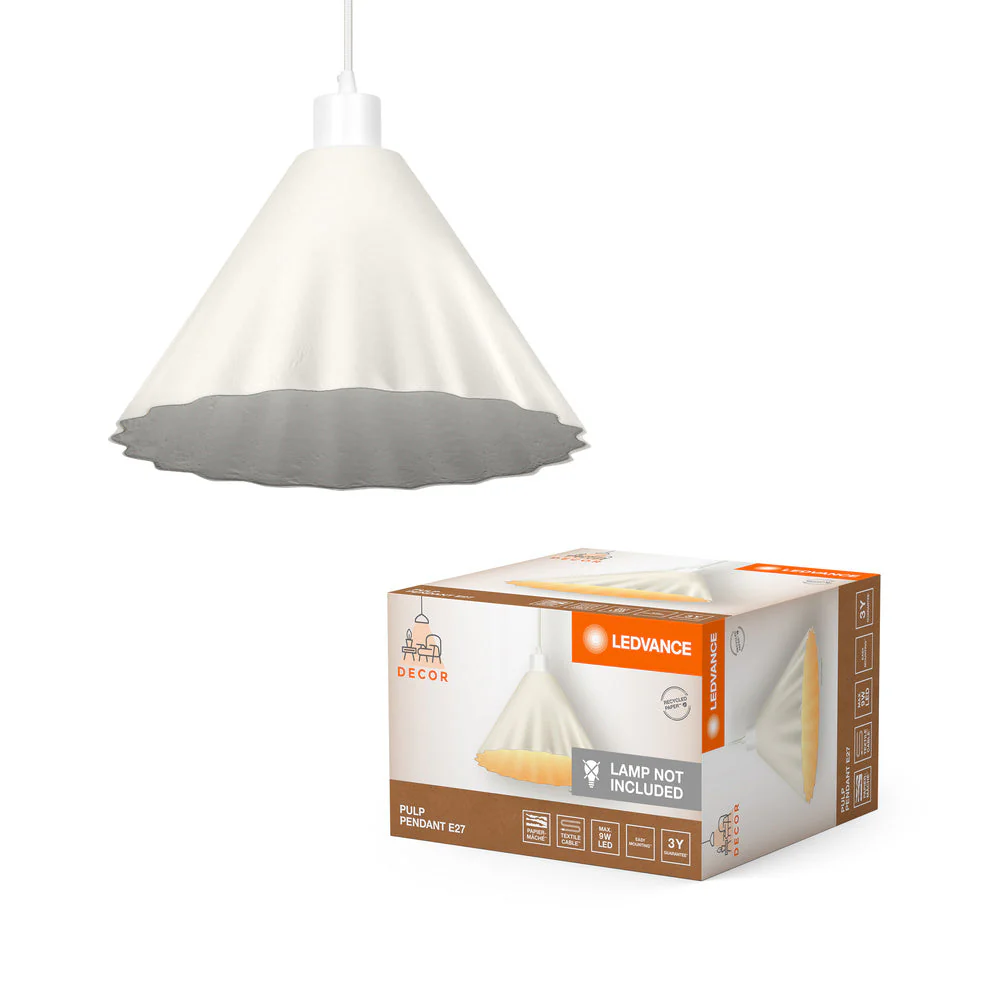 Lampada a sospensione LEDVANCE DECOR Decor Pulp bianco, E27, 310 mm - Image 2