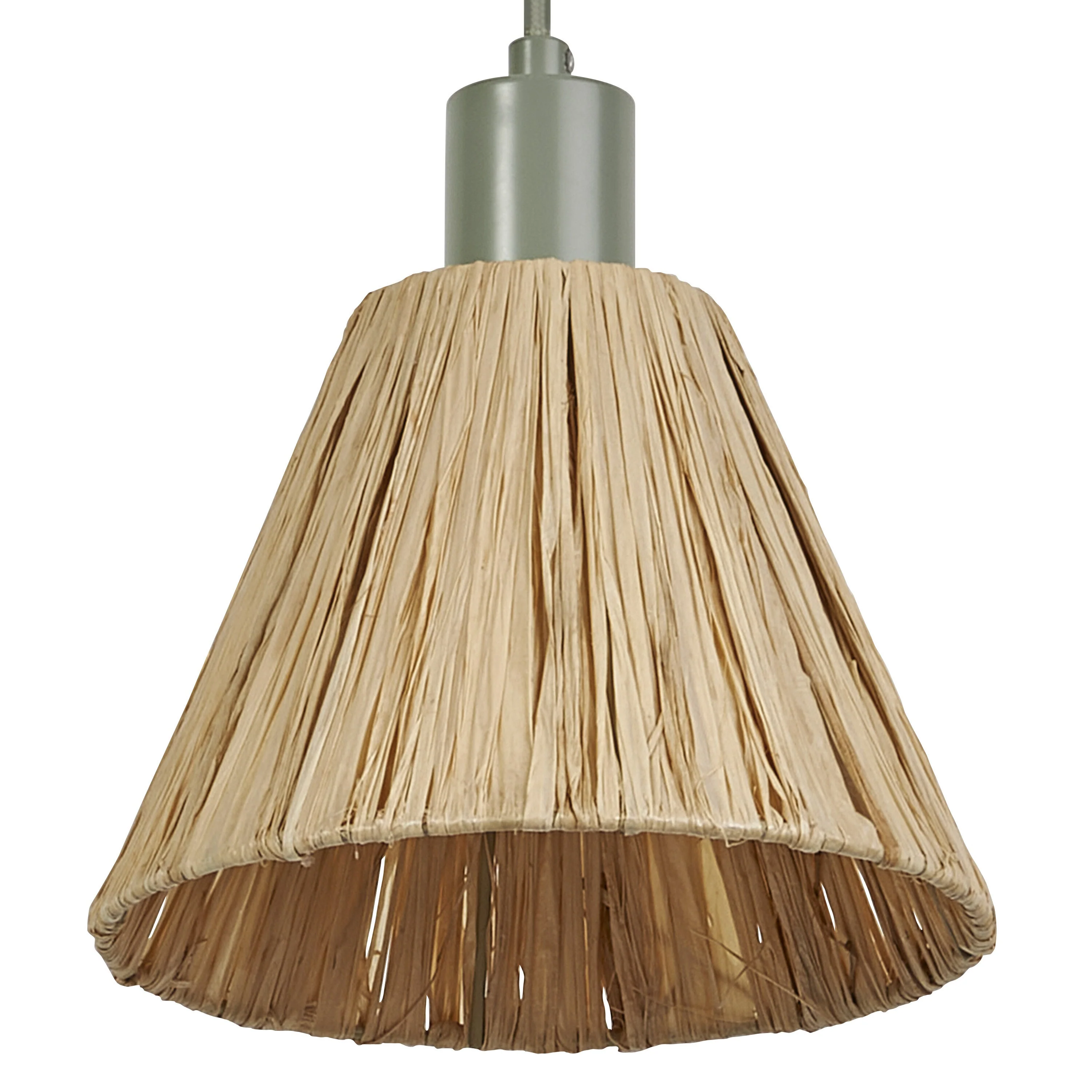 Lampada a sospensione LEDVANCE DECOR Decor Rafia verde-marrone, E27, 200 mm - Image 3