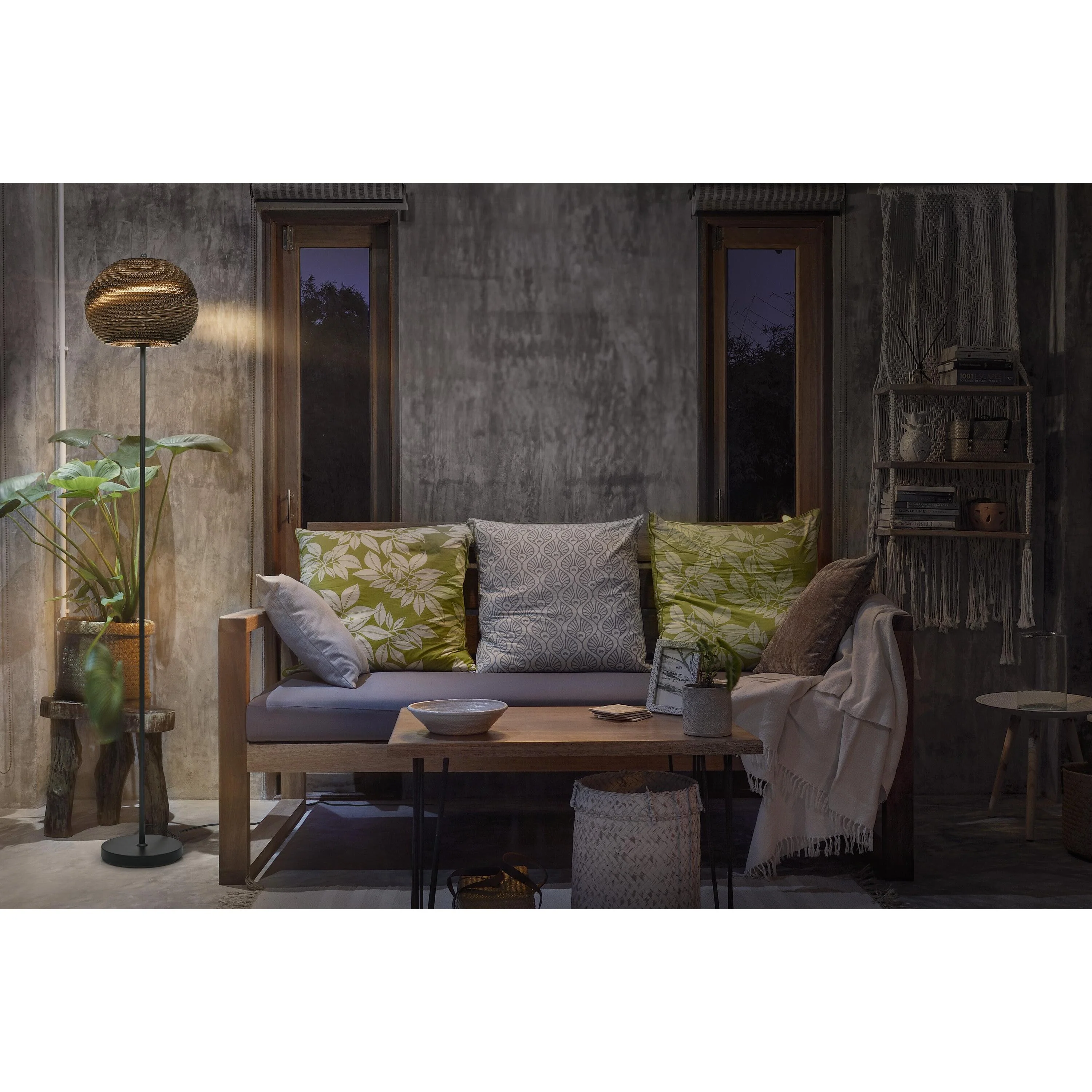 LEDVANCE DECOR Lampada da terra Decor Cardboard Ball marrone, E27 - Image 4